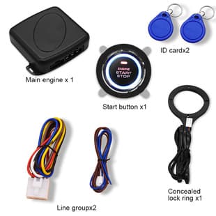 Cross-Border Car One-Button Start Modification System RFID Hidden Lock Anti-Theft Device Hot Selling on E-commerce