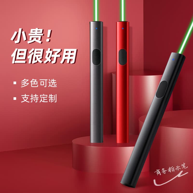 Green Laser Pointer Long Range Strong Light USB Rechargeable for Driving School Teaching Conference Education