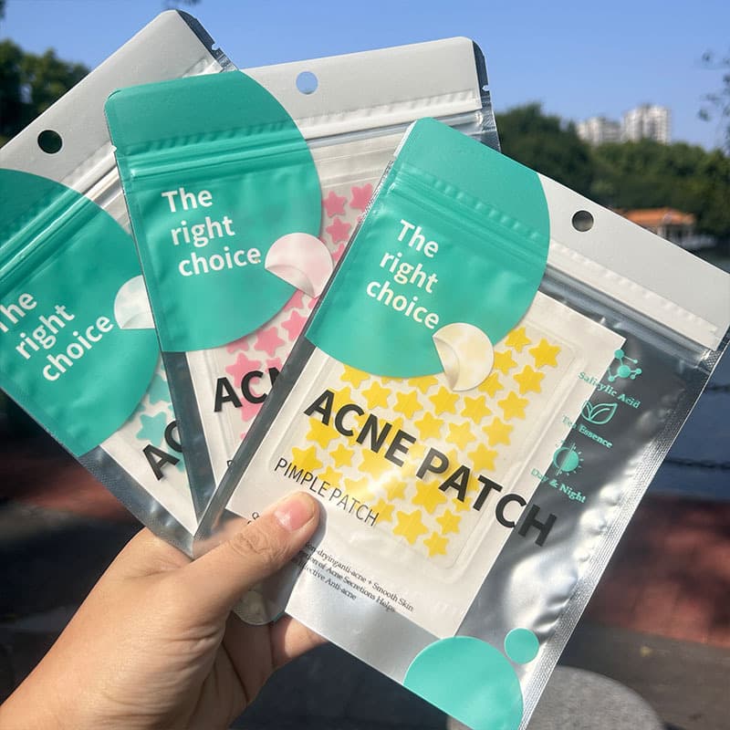 Portable Star Acne Patches Colorful Water Gel Dots Pore Minimizing Concealer Patches Absorb Excess Oil And Fight Acne Breakouts