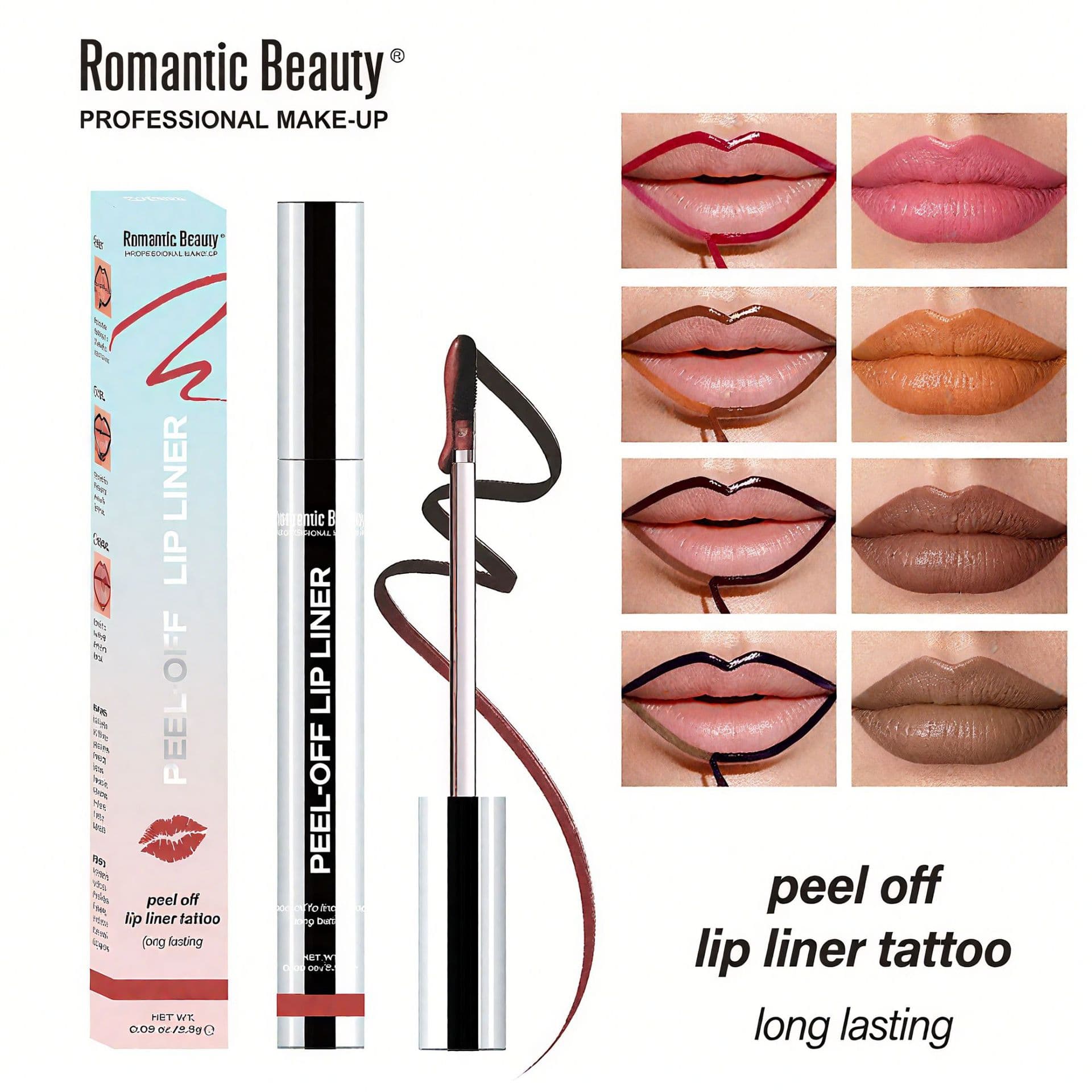 Cross-border Peel-off Lip Liner Matte Waterproof Lip Gloss Long-lasting Non-fading Nourishing Lip Gloss Plump Lip Lipstick Bestseller
