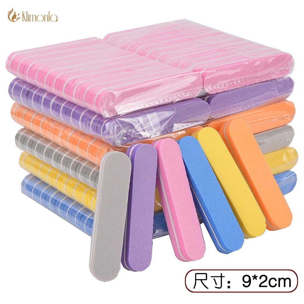 Nail File Short Sponge File Nail Polishing Strip Sponge File Washable Eva Nail File Children's Nail Care