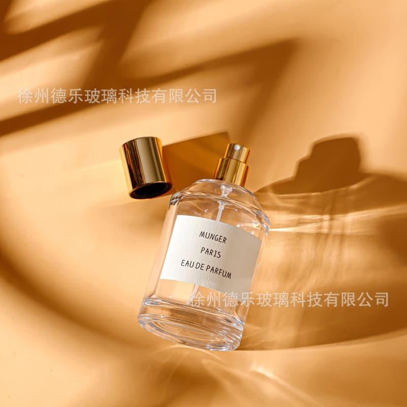 30mL 50mL 100mL Perfume Bottle Transparent Glass Thick Bottom Perfume Packaging Bottle Arabic Style Perfume Bottle