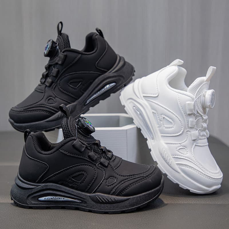 Children's sports shoes for boys and girls, casual shoes for spring and autumn, new student white shoes, versatile non-slip boys' running shoes
