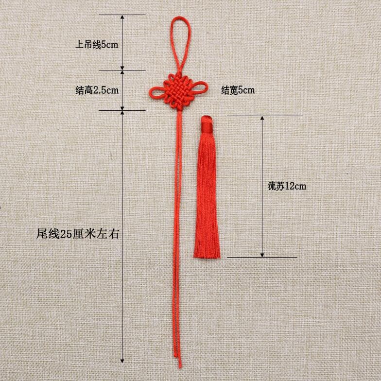 Small Chinese knot semi-finished products, ancient Pan Gu knot craft hanging decorations, manufacturer wholesale Chinese knot tassels