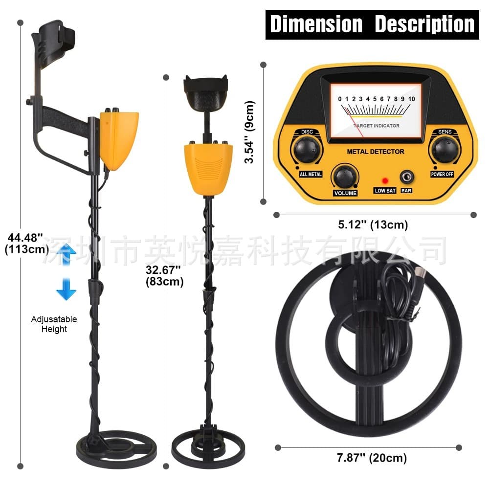 Underground Gold Detection Equipment Can Detect Gold, Silver, Copper, and Iron, and Can Eliminate Iron Interference. Gold Treasure Detector Md5090