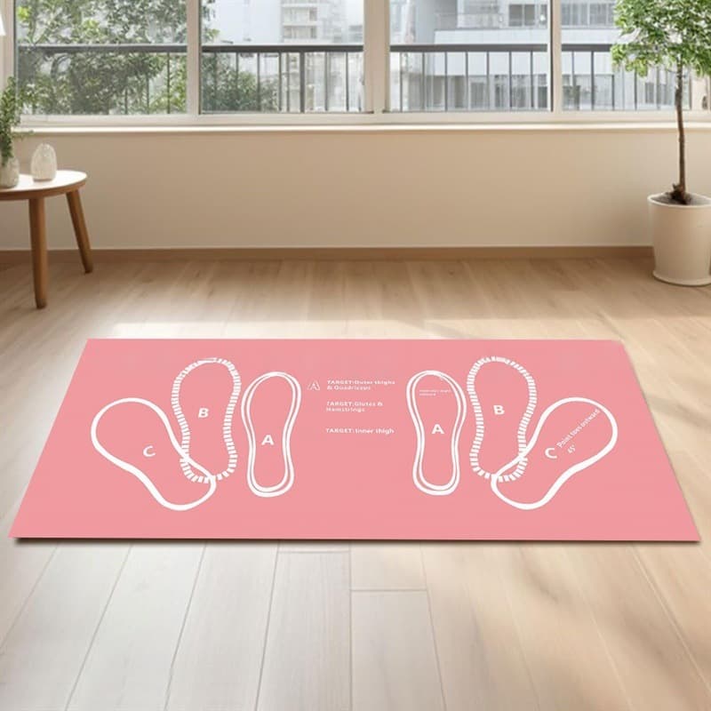 American Pilates floor mat, stain-resistant and easy to care for, squat mat, water-absorbent, non-slip fitness mat, wear-resistant yoga mat, dropshipping