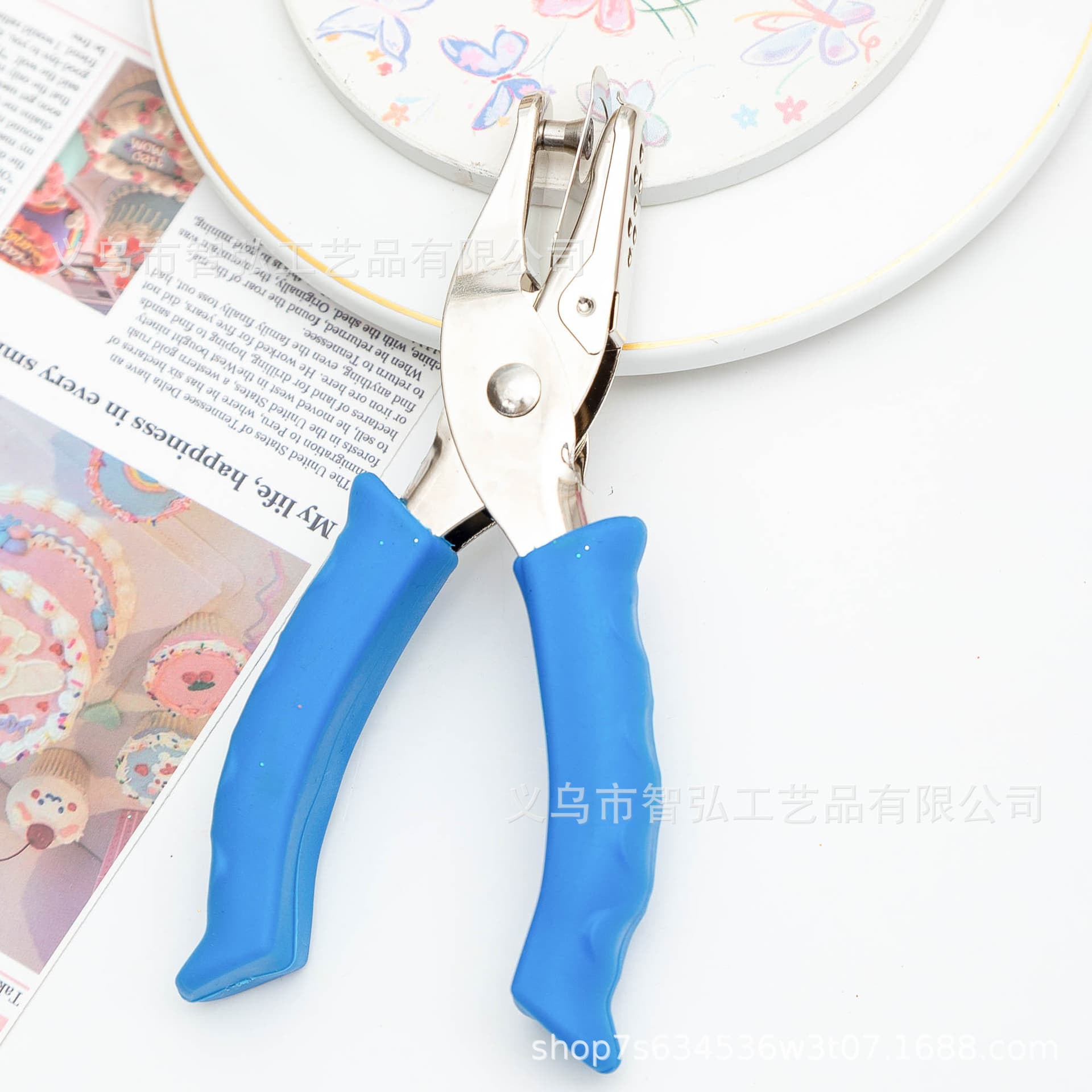 Single Hole Punch 3mm 6mm Handheld Leather Handle Punching Machine DIY Craft Hole Puncher Single Hole Ticket Punch
