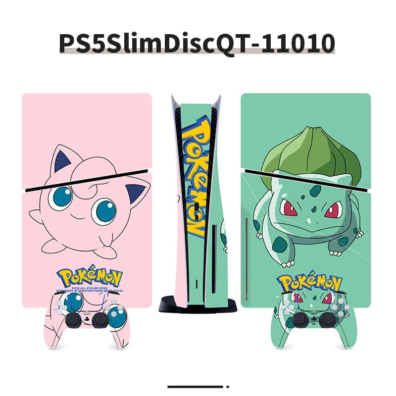 PS5 Console Decal Sticker Set, European and American Style, Personalized Game Series Anime Color Stickers for Export