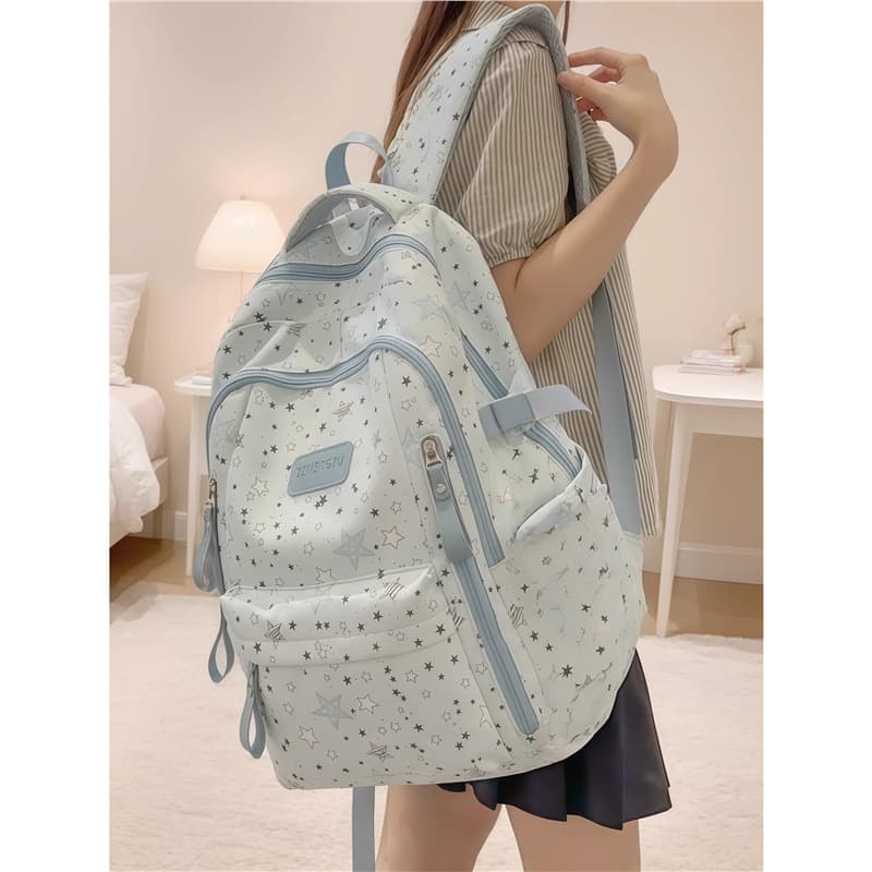 2025 New Stylish Large-Capacity Backpacks for Junior High and High School Girls, Middle School Student Shoulder Bags for Females