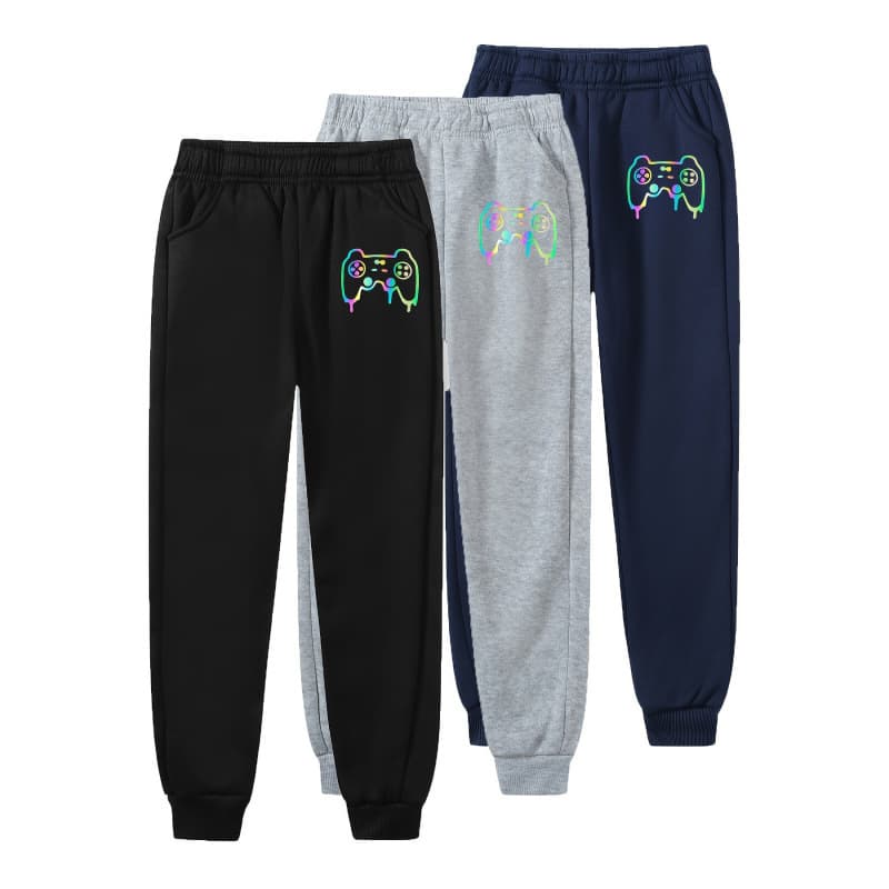 2026 New Cross-border Drop Shipping Cartoon Pattern Print Boys' Fashion Cross-border Outfit
