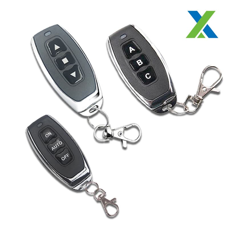 Mini Three-Button Remote Control 433MHz Car Garage Door Remote Control Smart Home Alarm System Kit