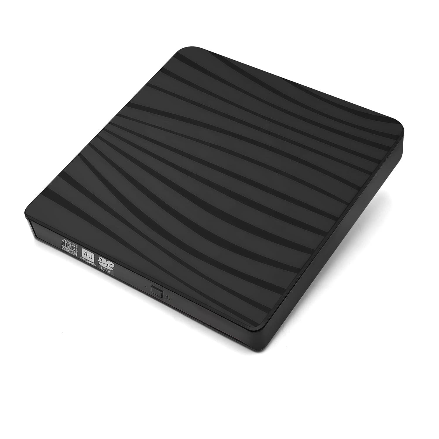 Universal Laptop Drive Zebra Pattern USB 3.0 Type-C Mobile External DVD Burner