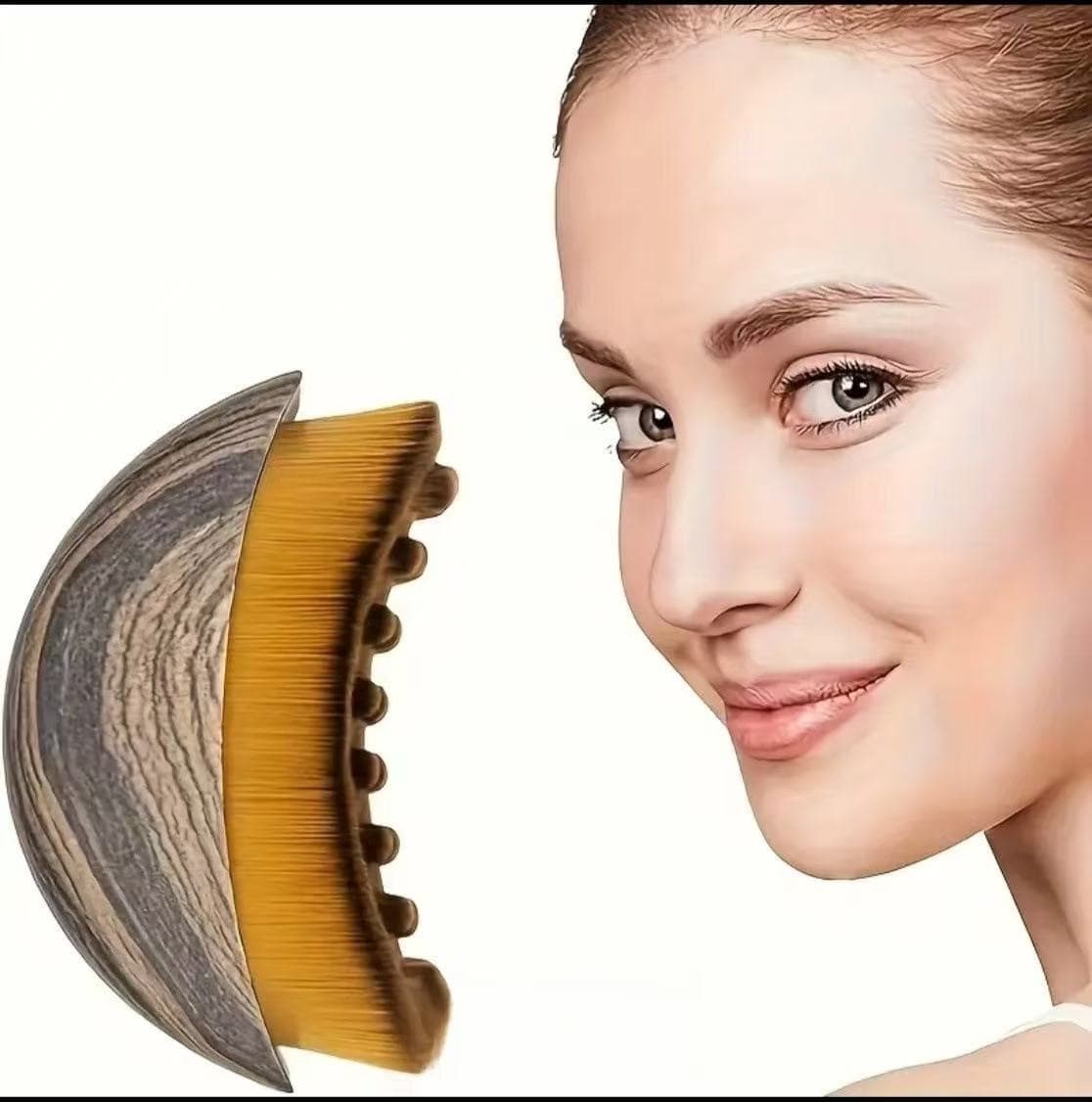 New Lymphatic Contour Face Brush Lymphatic Contour Gua Sha Eye and Neck Care Brush Face Brush
