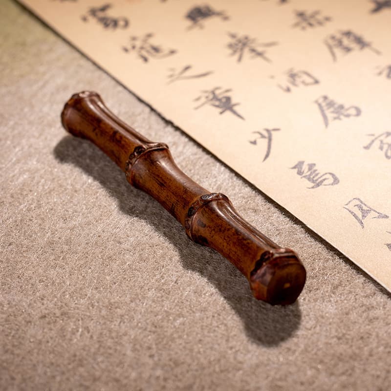 Bamboo Joint Pen Rest Brush Pen Stand Bamboo Pen Holder Creative Desk Decor for Calligraphy Four Treasures of the Study