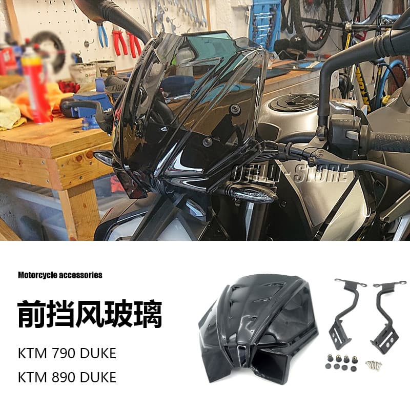 KTM 790 890 Duke Motorcycle Accessories Modified Front Windshield Scooter Cross-Border Exclusive Supply In Stock