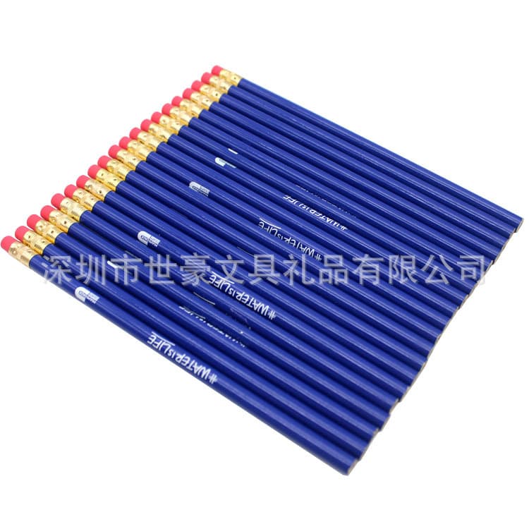 Pencil Factory 7.5-Inch #2HB Pencils, Advertising Gift Pencils, Student Pencils, Hotel Pencils, Blue Pencils