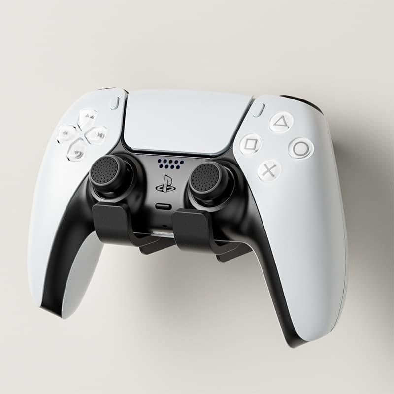 PS5 Game Controller Wall Mount Bracket, Compatible with PS5 Pro Console Stand and Switch 2 Controller, No-Drilling Storage