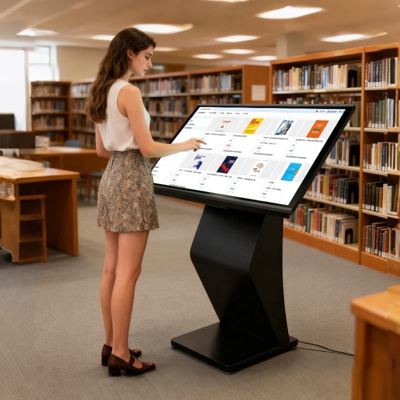 Cross-border Horizontal Self-Service Terminal All-in-One Information Display Capacitive Touch HD Electronic Inquiry Machine Advertising Machine