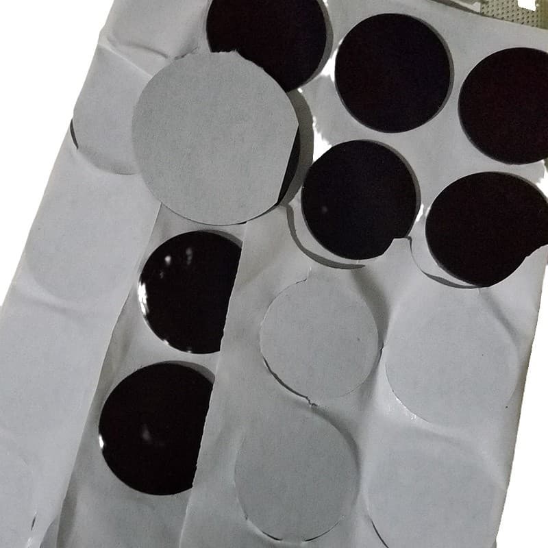 Refrigerator Magnet Soft Magnetic Sheet Bulk Supply Round Self-Adhesive Soft Magnetic Sheets Stationery Supplies