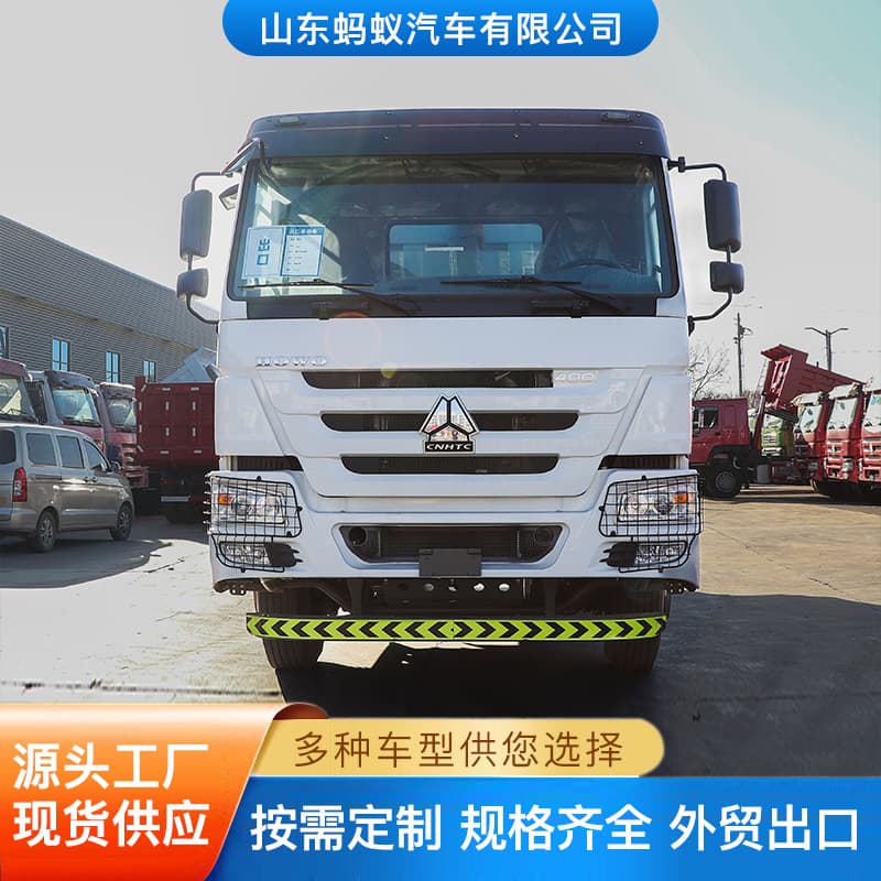 Cross-border export HOWO heavy-duty dump truck, HOWO China National Heavy Duty Truck 371/375 horsepower dump truck, rear eight heavy truck