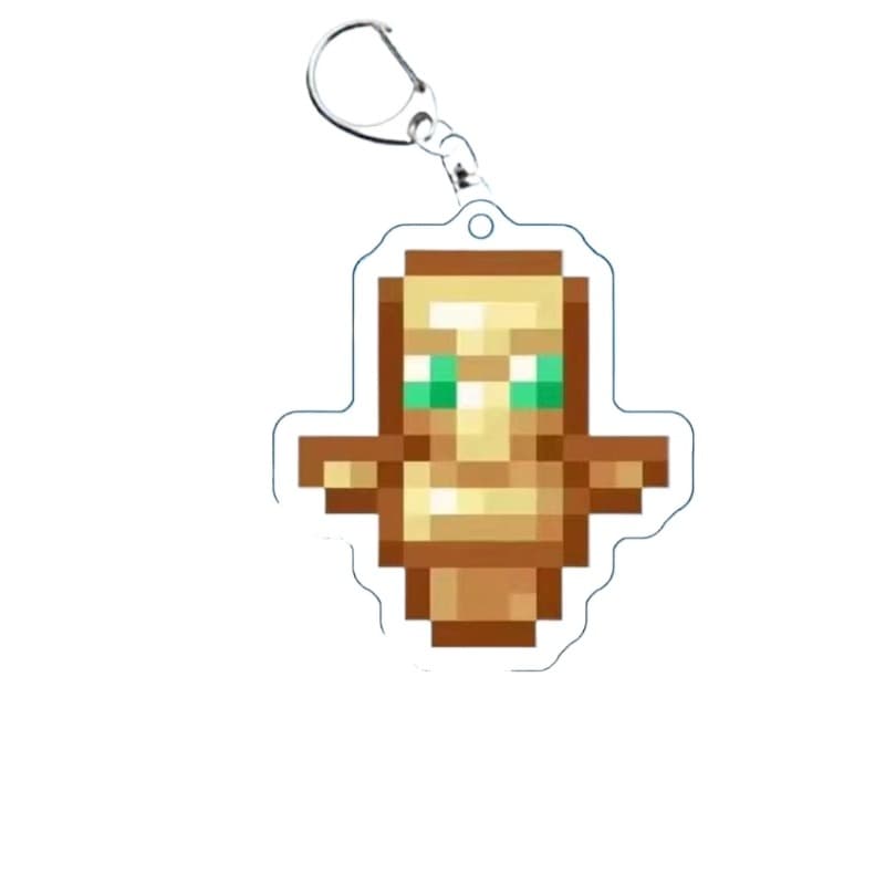 Minecraft pendant peripheral Minecraft acrylic mc keychain immortal totem king of glory famous knife