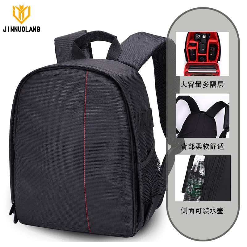 Miniature, lightweight, compact, casual, thick, waterproof digital camera bag for men and women, DSLR, outdoor, backpack, photography bag, travel.