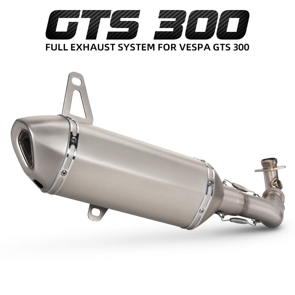 Suitable for Vespa motorcycle exhaust modification Vespa GTS300 front section full exhaust pipe kit