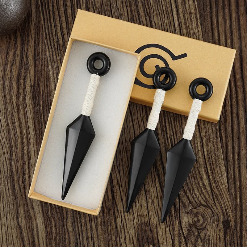 Naruto Kunai Prop Toy Model Plastic ABS Solid Decoration Anime Merchandise Naruto Ninja Shuriken