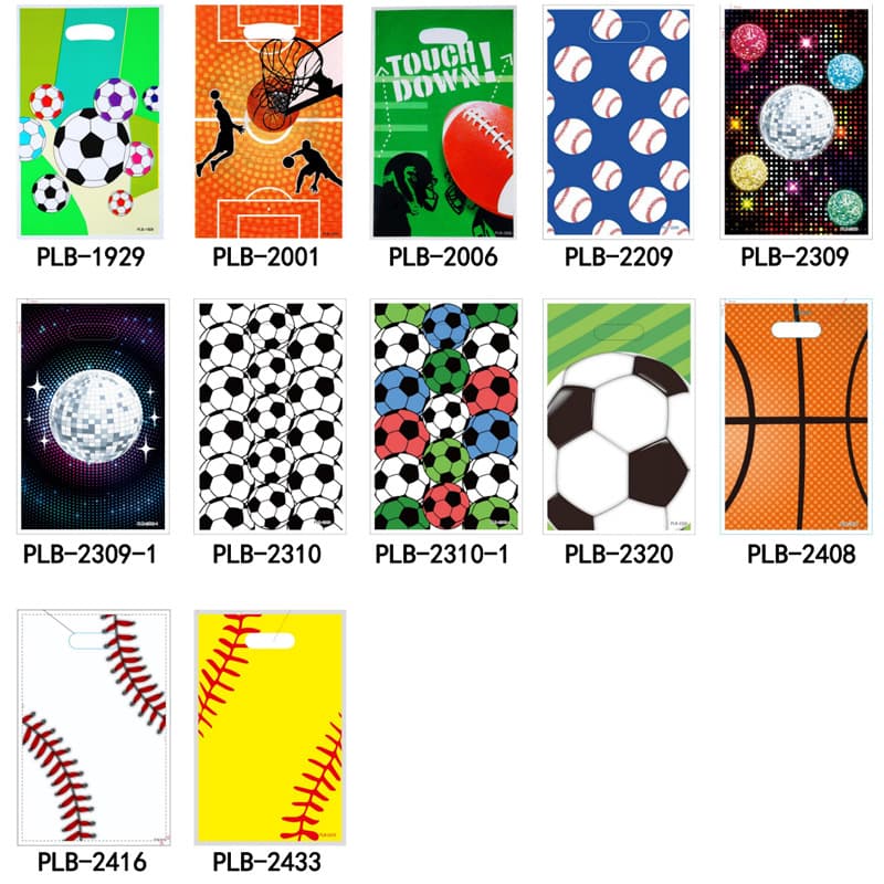 Cross-border Hot-selling Children's Cartoon Pearlescent Gift Bag PE Birthday Party Return Gift Bag Ball Candy Gift Bag