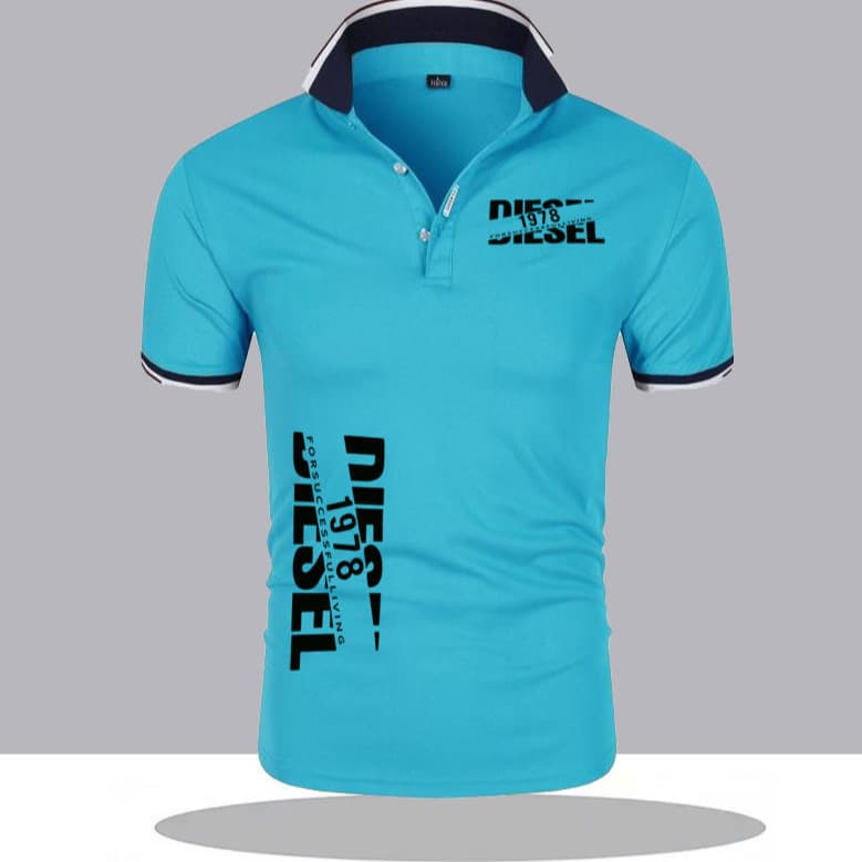 Cross-border supply summer business men's Polo shirt 1978 printed casual Polo shirt lapel short-sleeved T-shirt