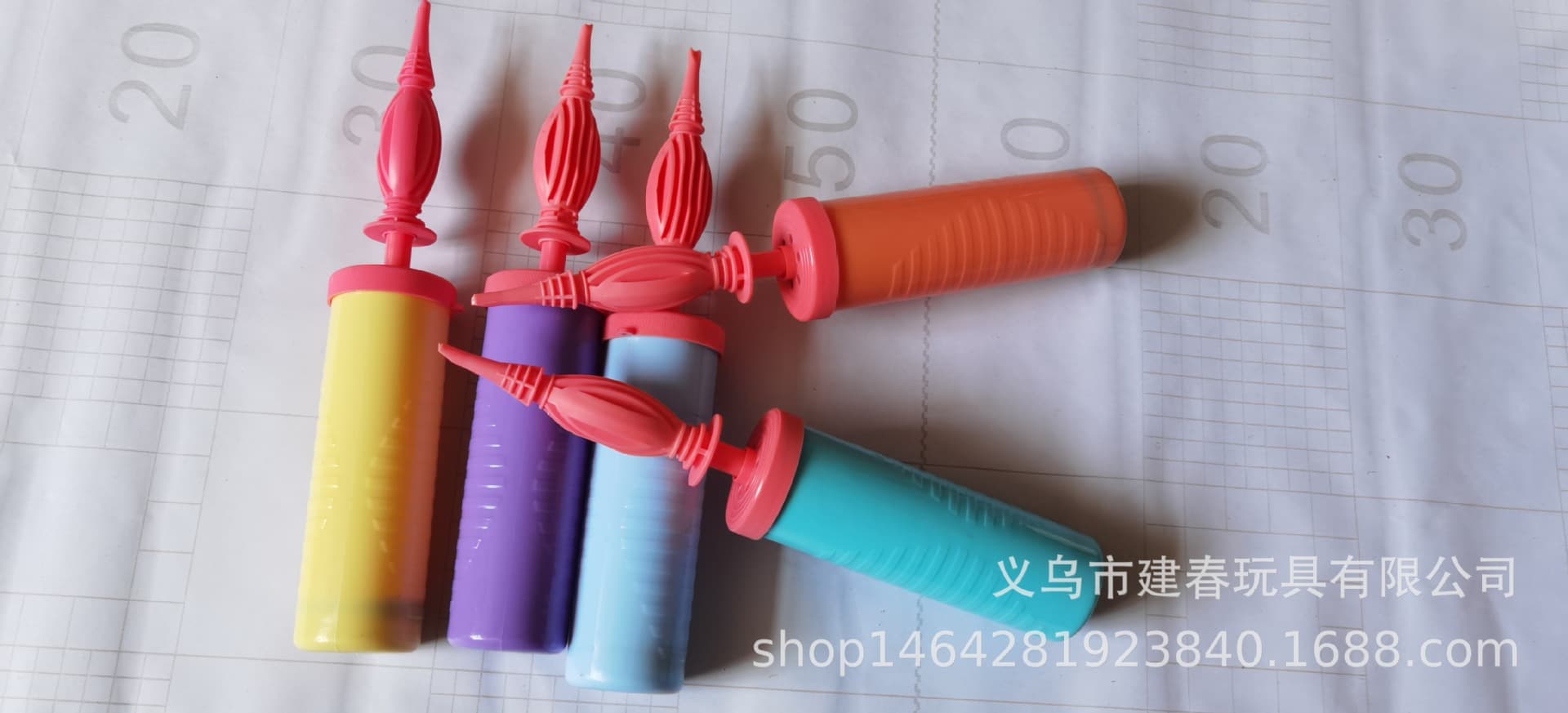 Macaron Color Portable Two-Way Balloon Pump Inflator Air Pump Manufacturer Direct