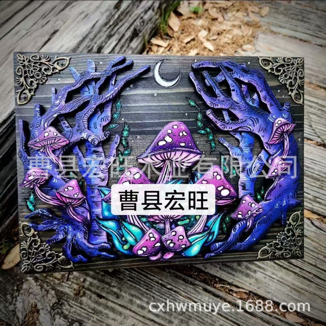 Cross-border new product Mushroom forest Secret treasures The invisible key that nature gave me