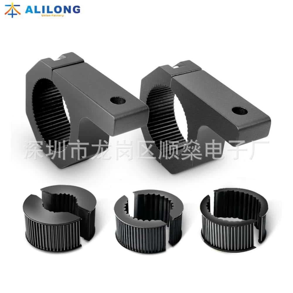 Off-road LED Light Bar Mount Bracket for Car Front Bumper, Motorcycle Aluminum Alloy Tube Clamp, Universal Light Holder
