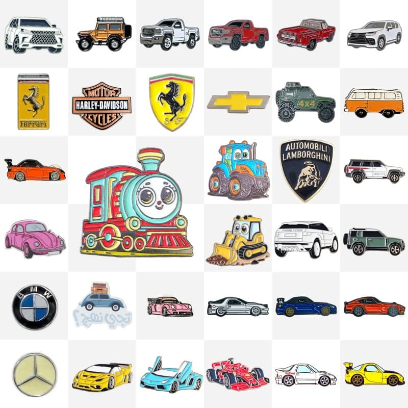 Vehicle styling badge sports car off-road pickup trendy metal mobile phone sticker brand logo gift factory custom wholesale