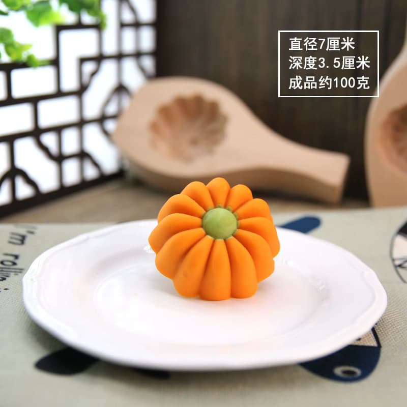 Wooden Molds Mooncake Home Use Steamed Bun Molds Patterned Dough Red Bean Bun Making Dessert Bun Mantou Tool