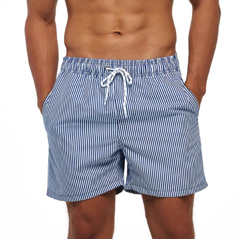 2025 Cross-Border Summer New Men's Beach Casual Shorts 3D Digital Print Loose Fit Straight-Leg Beach Shorts