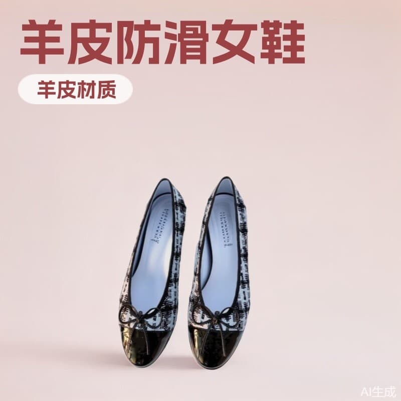 Chanel-Style Flat Shoes for Women, Shallow Round-Toe French Bow Versatile Ballet Shoes, Non-Slip Loafers