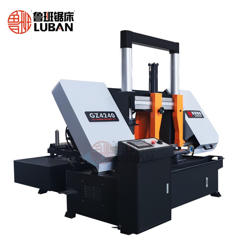 [Luban Sawing Machine] GZ4240 CNC Automatic Metal Band Saw Machine with Automatic Feeding for Square Pipe Sawing