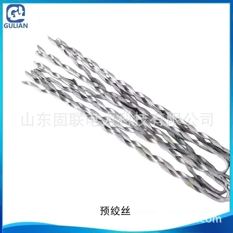 Preformed helical rod for ADSS optical cable, aluminum-clad steel material, single wire diameter suitable for φ10.0mm cable diameter K