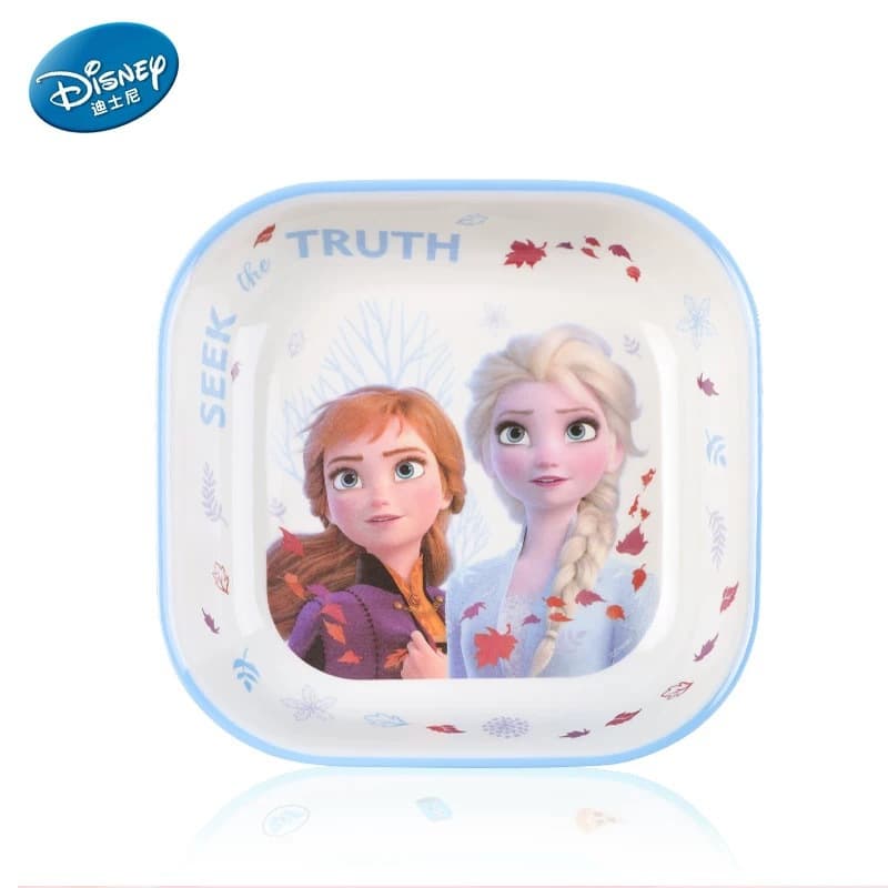 Disney Stitch Mickey Mouse Kids Cartoon Melamine Plate Frozen McQueen