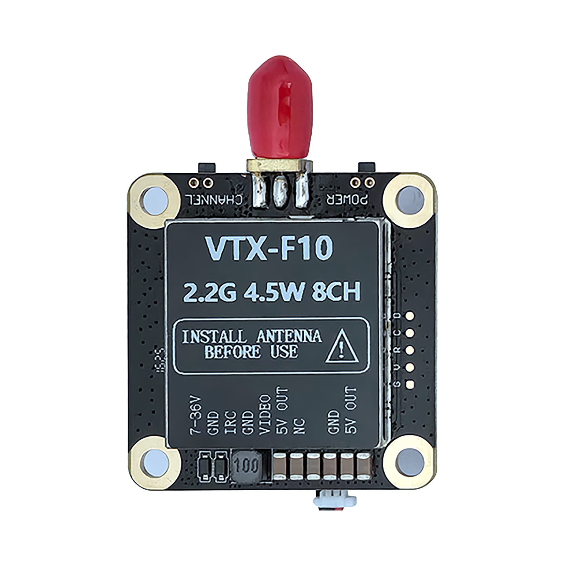 FlytoFPV 2.2G-4.7W 8CH VTX Long-Range FPV Video Transceiver for Drones