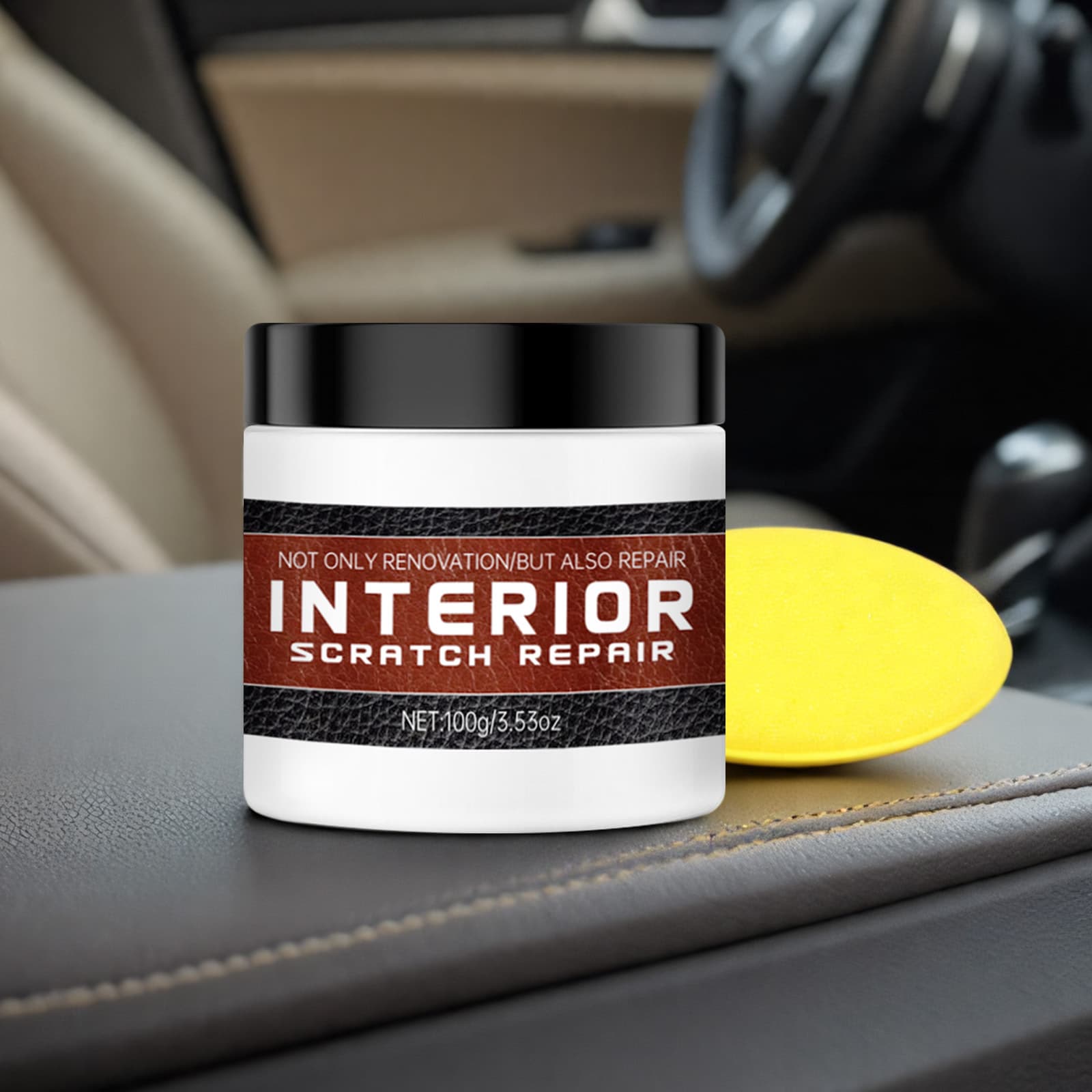 Cross-border Unbranded Car Scratch Care Interior Maintenance Paste Polishing Cleaner Scratch Remover Coating Restore Paste