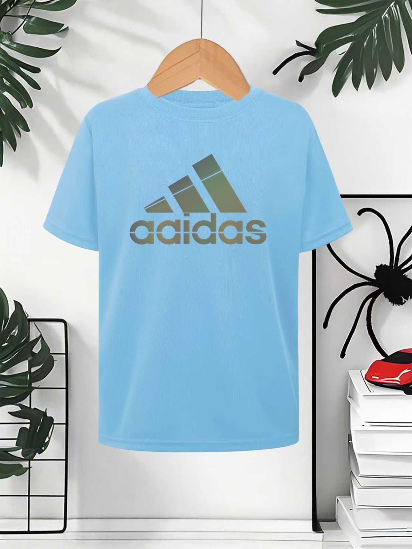 Men's Short Sleeve T-Shirt Solid Color Summer Versatile Tee Black White Crew Neck Casual Top