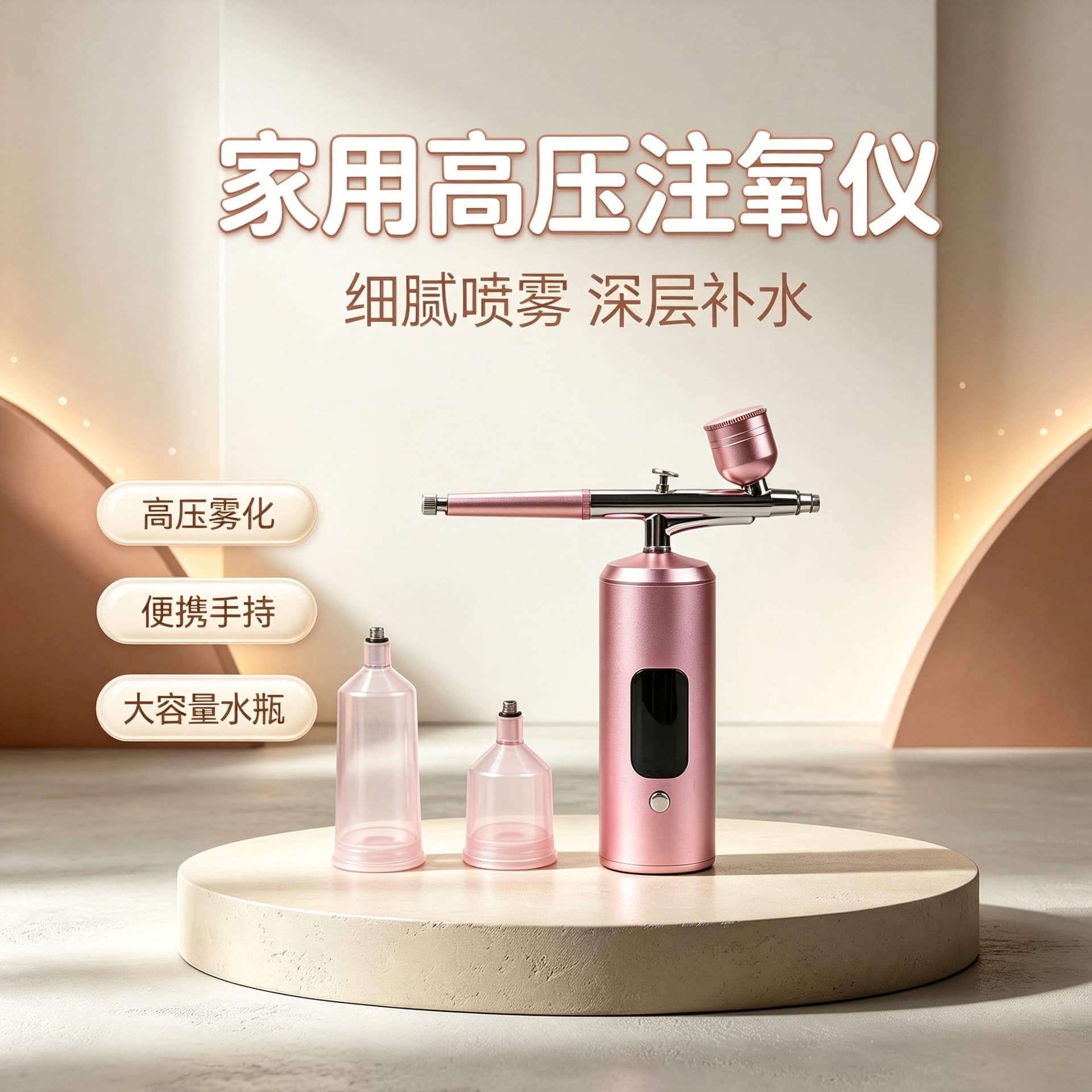 Beauty Hydrating Nano Sprayer Portable Oxygen Infusion Facial Steamer Cold Mist Handheld Humidifier Beauty Device