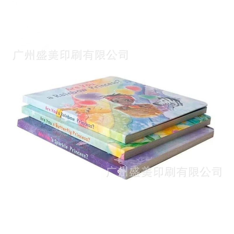 Custom Mounted Hardcover Album for Children's Board Books, Color Printing, Custom Children's Card Book Textbook Order