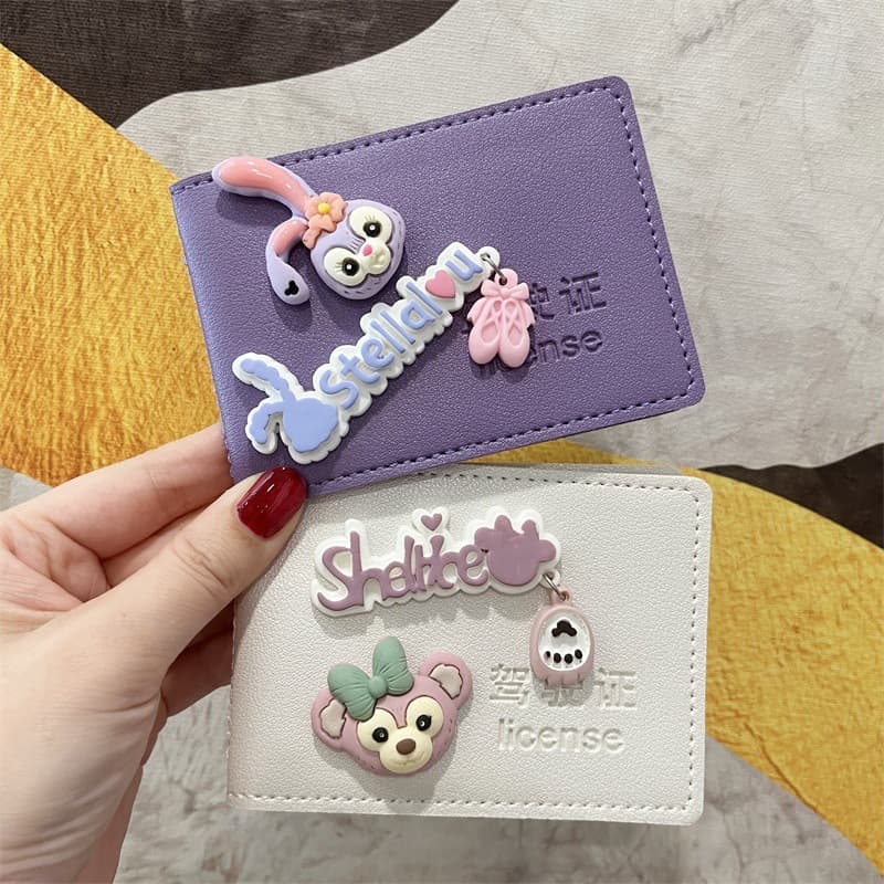 Motor Vehicle Driver's License Protective Cover, Adorable Cartoon Design, Trendy Personalized Creative License Holder