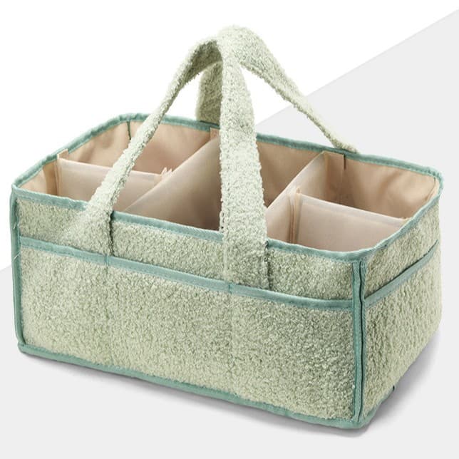 Plush mommy bag cross-border baby diaper storage bag bottle storage bag large capacity portable mommy bag