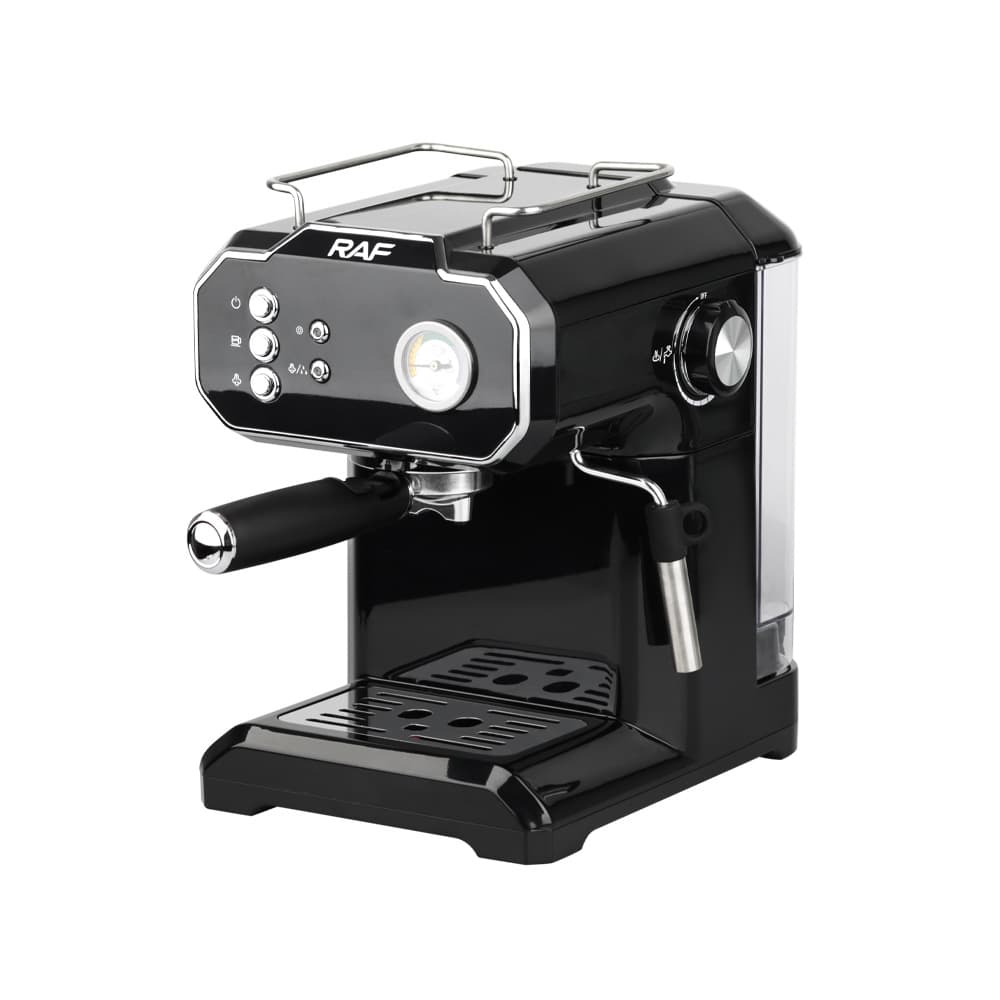 RAF EU Standard Cross-Border Italian Coffee Machine Household Small Semi-Automatic High-Pressure Steam Milk Frother Extraction Latte Art
