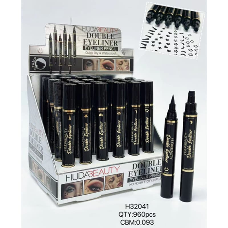 huda Huda beautiful beauty eyeliner eyeliner is silky and not easy to smudge. Daily versatile eye makeup
