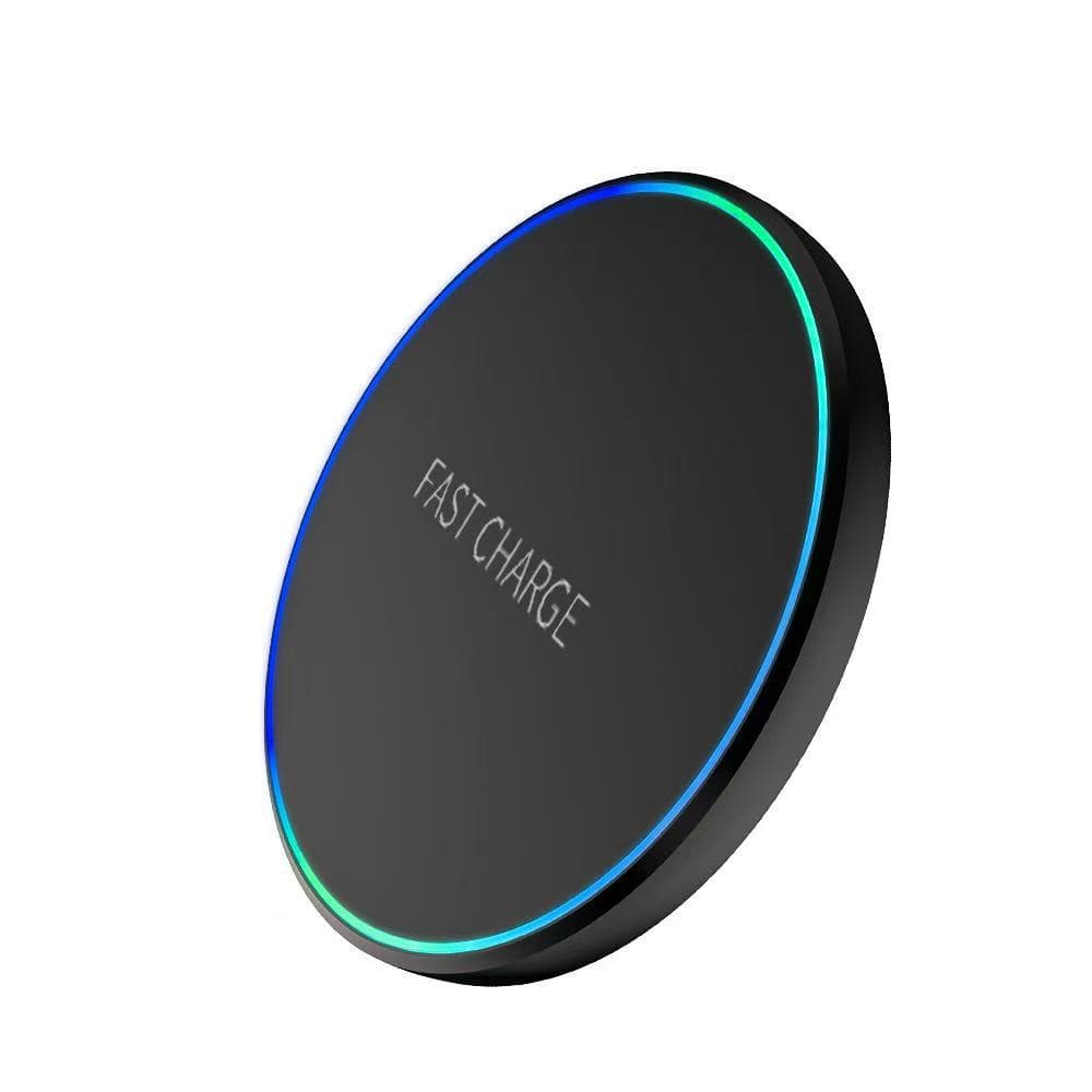 15W Ambient Light Wireless Charging Pad Compatible with Apple Phone Bluetooth Earphone Fast Charging Night Light Wireless Charger